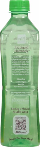 Alo® Zero Calorie Peach Plum Aloe Vera Juice Perspective: right