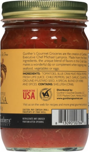 Gunther's Gourmet® ChesapeakeBay Bay Style Crab Salsa Perspective: right