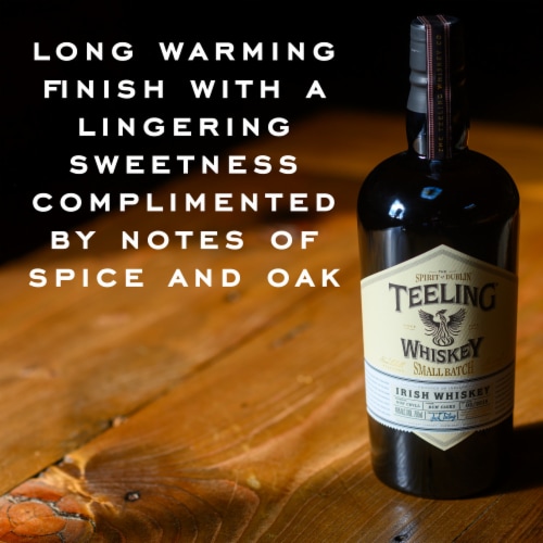 Teeling Whiskey Small Batch Irish Whiskey Perspective: right