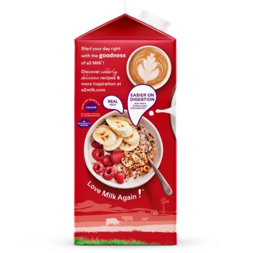 A2 Ultra-Pasteurized Whole Milk Perspective: right