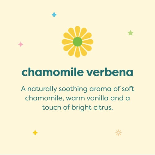Babyganics Chamomile Verbena Baby Shampoo + Body Wash Pump Bottle Perspective: right