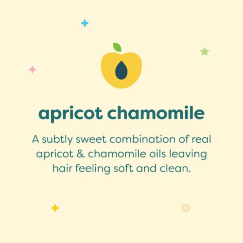Babyganics Apricot Chamomile 2-In-1 Shampoo & Conditioner Perspective: right