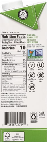 Califia Farms Unsweetened Almond Milk Creamer Perspective: right