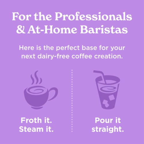 Califia Farms® Oat Barista Blend Oatmilk Perspective: right