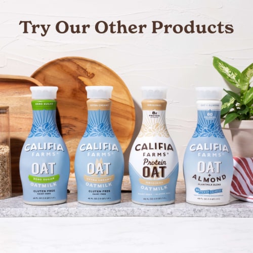Califia Farms - Oatmilk Zero Sugar 48oz Perspective: right