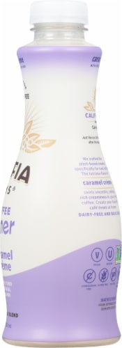 Califia Farms Caramel Crème Iced Café Mixer Iced Coffee Creamer Perspective: right