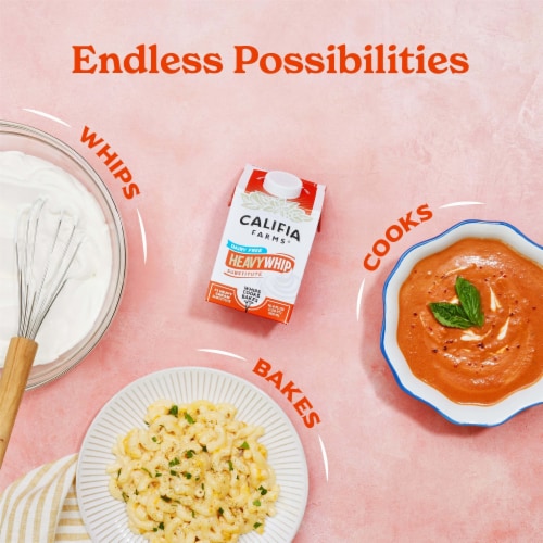 Califia Farms® Dairy Free Heavy Whip Substitute Perspective: right
