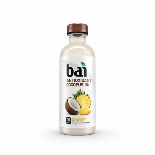 Bai® Antioxidant CocoFusion® Puna Coconut Pineapple™ Flavored Water Bottle Perspective: right