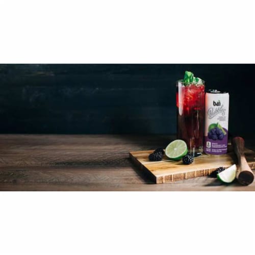 Bai® Bubbles Bogota Blackberry Lime Flavored Sparkling Bottled Water Perspective: right