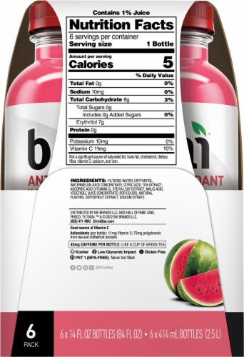 Bai® Watermelon Flavored Bottled Water Perspective: right