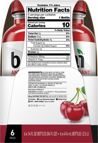 Bai® Cherry Flavored Bottled Water Perspective: right