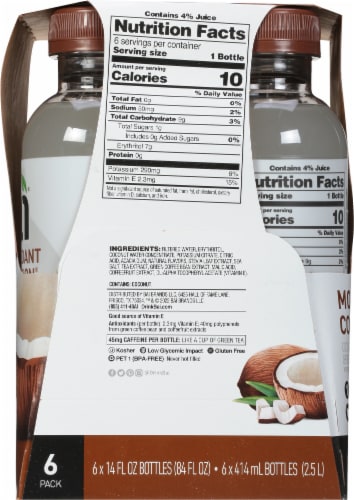 Bai® Coconut Molokai Flavored Bottled Water Perspective: right