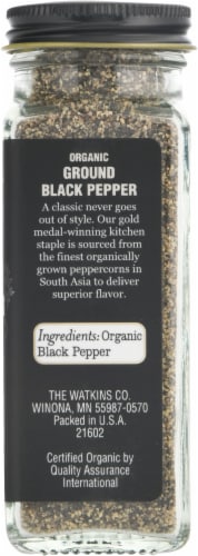 Watkins Organic Ground Black Pepper Perspective: right