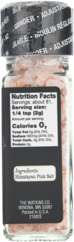 Watkins Pink Himalayan Salt Grinder Perspective: right