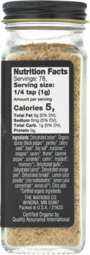 Watkins Organic All Purpose Seasoning Perspective: right