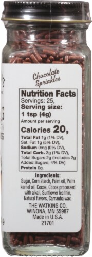 Watkins Gourmet Chocolate Decorating Sprinkles Perspective: right