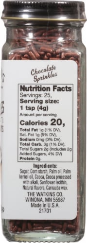 Watkins Gourmet Chocolate Decorating Sprinkles Perspective: right