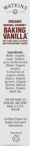 Watkins Original Gourmet Organic Vanilla Extract Perspective: right