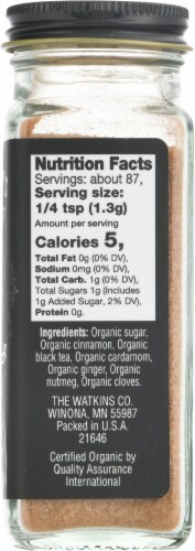 Watkins Organic Chai Powder Perspective: right
