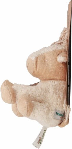Natural Pet Plush Animal Dog Toy Perspective: right