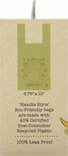 Natural Pet Recycled Plastic Poop Bags 120 ct Perspective: right