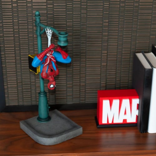 Marvel Spider-Man Collector Statue | Interactive Spider-Man Figure | 14" Tall Perspective: right