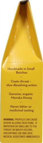 Wedderspoon™ Organic Lemon Manuka Honey Drops Perspective: right