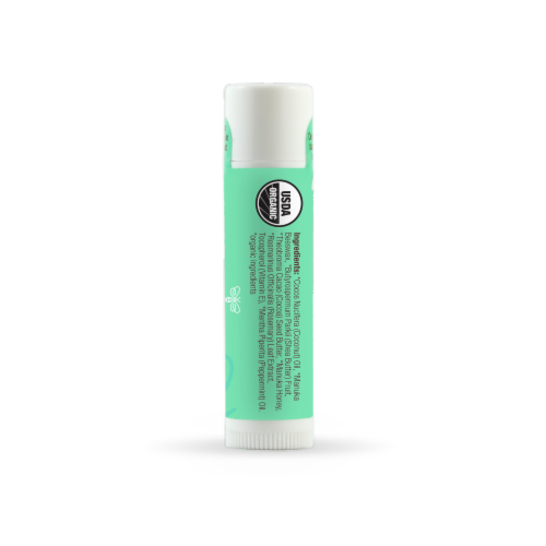 Wedderspoon Organic Peppermint Lip Care Perspective: right