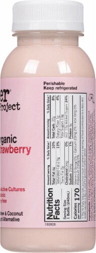 Forager® Project Organci Dairy-Free Strawberry Probiotic Cashewmilk Yogurt Perspective: right