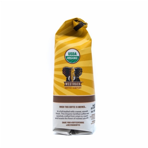 Westrock Coffee Organic Sumatra Dark Roast Ground Coffee Perspective: right