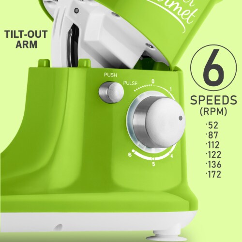 Sencor Stand Mixer with Pouring Shield - Green Perspective: right