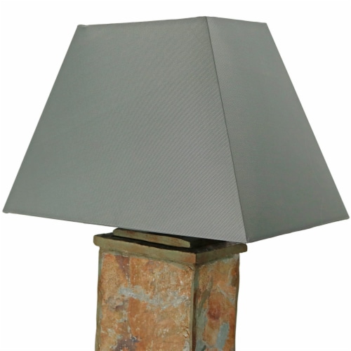 Sunnydaze 24 in Natural Slate Indoor and Outdoor Table Lamp Neutral 24 Fred Meyer