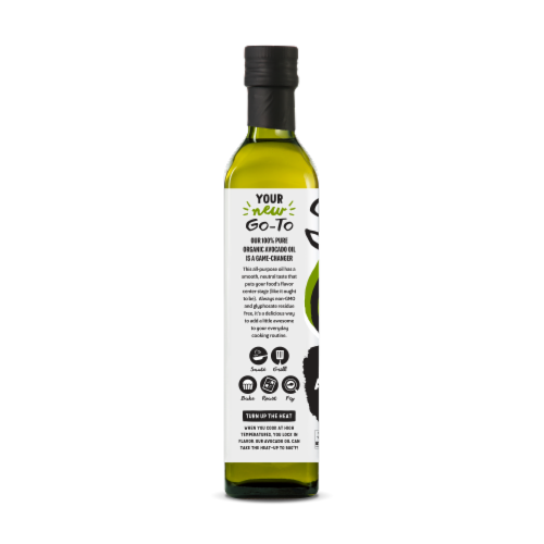 Chosen® Foods 100% Pure Organic Avocado Oil Perspective: right