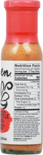 Chosen Foods® Chipotle Ranch Salad Dressing & Marinade Perspective: right
