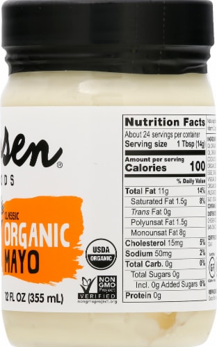 Chosen Foods® Classic Organic Mayo Perspective: right