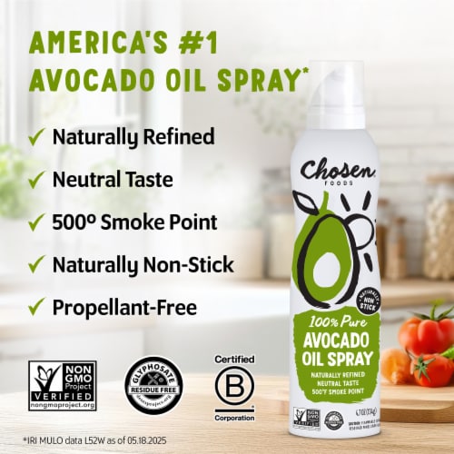 Chosen Foods 100% Pure Avocado Oil Spray Perspective: right