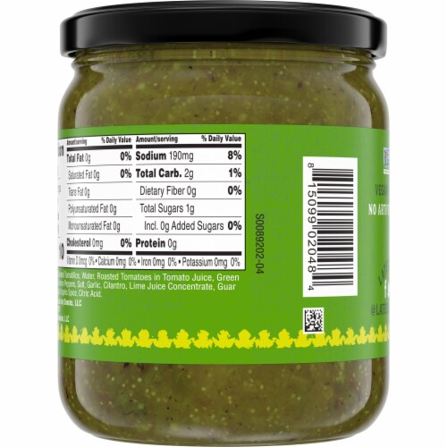 Late July Verde Salsa Perspective: right