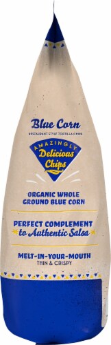 Late July Organic Blue Corn Restaurant Style Tortilla Chips Perspective: right
