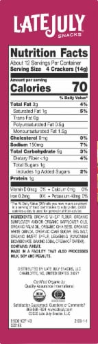 Late July Organic Chia & Quinoa Crackers Perspective: right