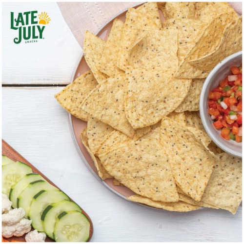 Late July® Snacks Organic Chia & Quinoa Tortilla Chips Perspective: right
