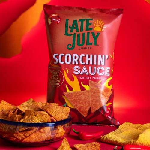 Late July Snacks Scorchin' Sauce Corn Tortilla Chips