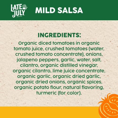 Late July® Snacks Mild Salsa Perspective: right