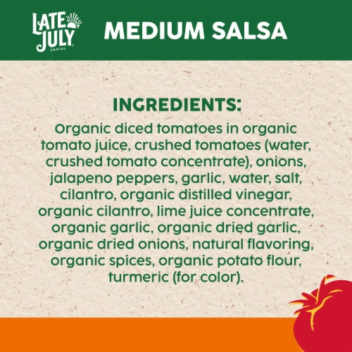 Late July® Snacks Medium Salsa Perspective: right
