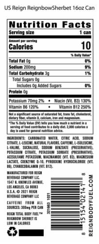 Reign™ Reignbow Sherbert Energy Drink Perspective: right