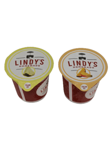 Lindy's Homemade™ Mango Pinneapple Tropical Combo Italian Ice Perspective: right