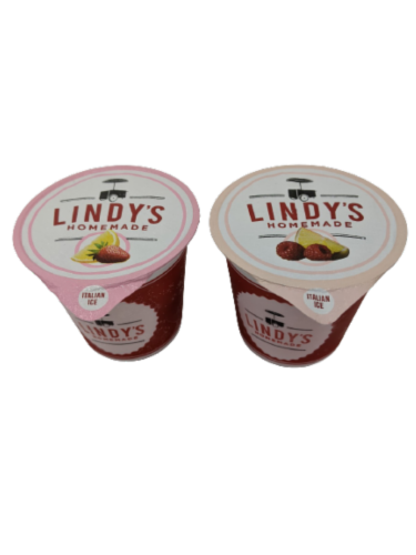 Lindy's Homemade™ Berry Lemon Combo Italian Ice Perspective: right