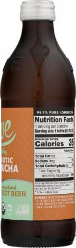 Live Soda Rootbeer with Probiotics Perspective: right