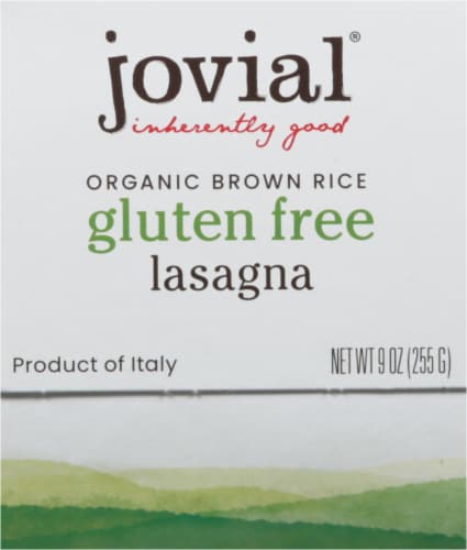 Jovial Gluten Free Organic Brown Rice Lasagna Perspective: right