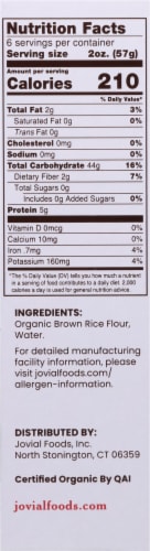 Jovial® Gluten Free Brown Rice Pasta Elbows Perspective: right