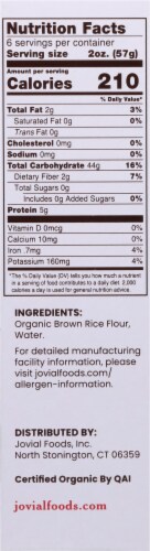 Jovial® Gluten Free Brown Rice Pasta Elbows Perspective: right